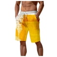 thumbnail image 1 of CHENge Mens Swim Trunks 2xl Big and Tall Casual Tropical Print Quick Dry 4th Of July Swim Trunks with Pockets Upf 50+ Sun Protection Beach Wear, 1 of 4