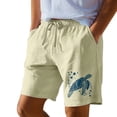 thumbnail image 1 of CHENge Mens Swimming Trunks Slim Fit Tropical Print Quick-Dry Patriotic Swimming Trunks with Pockets Upf 50+ Sun Protection Fishing Shorts for Men, 1 of 5