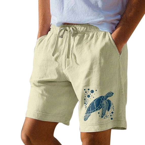 CHENge Mens Swimming Trunks Slim Fit Tropical Print Quick-Dry Patriotic Swimming Trunks with Pockets Upf 50+ Sun Protection Fishing Shorts for Men