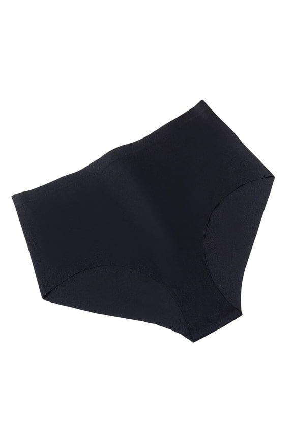 No Show Underwear for Women Seamless High Cut Briefs Mid-waist Soft No Panty Lines