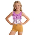 thumbnail image 1 of CHENge One Piece Swimsuit Girls 7-8 Ruffle Hem Solid Color Stretchable Fabric Upf 50+ Uv Sun Protection Criss Cross One Piece Swimsuits Wrap Tie Back Bathing Suit 9-16y, 1 of 6