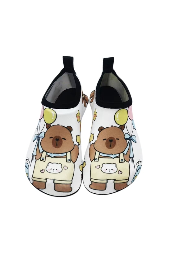 Outdoor Boys Sneakers For Active Kids Cartoon Print Shoes For 1.5 To 9 Years For Beach Indoor And Home Activities
