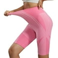 thumbnail image 1 of CHENge Running Shorts for Women Seamless Running High Waisted Athletic Shorts Tummy Control Compression Long Workout Short, 1 of 3