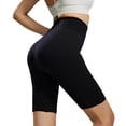 thumbnail image 1 of CHENge Running Shorts for Women Seamless Running High Waisted Athletic Shorts Tummy Control Compression Long Workout Short, 1 of 3