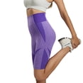 thumbnail image 1 of CHENge Running Shorts for Women Seamless Running High Waisted Athletic Shorts Tummy Control Compression Long Workout Short, 1 of 3