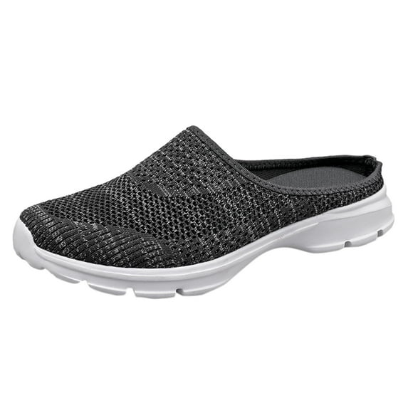CHENge Sneakers for Women Black Fashion Comfort Thick Safetyes Toe Tennis Outdoor Sports Running Shoes for Women(Grey,8.5)