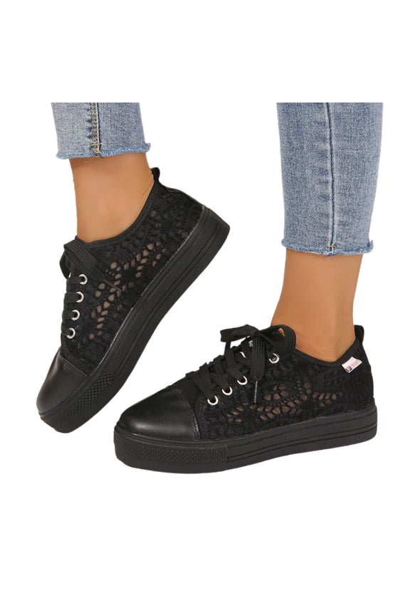 Sneakers for Women Blue Comfortable Lightweight Extra Wide Width Flats Work Shoe Women Gym Workout Athletic Casual Shoe