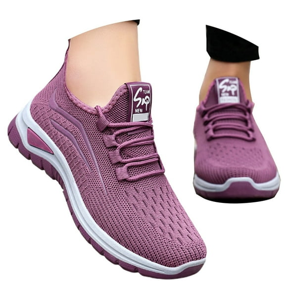 CHENge Sneakers for Women Trendy Lightweight on Zero Drop Work Shoe Women Athletic Gym Workout Cross Training Mesh Sneakers