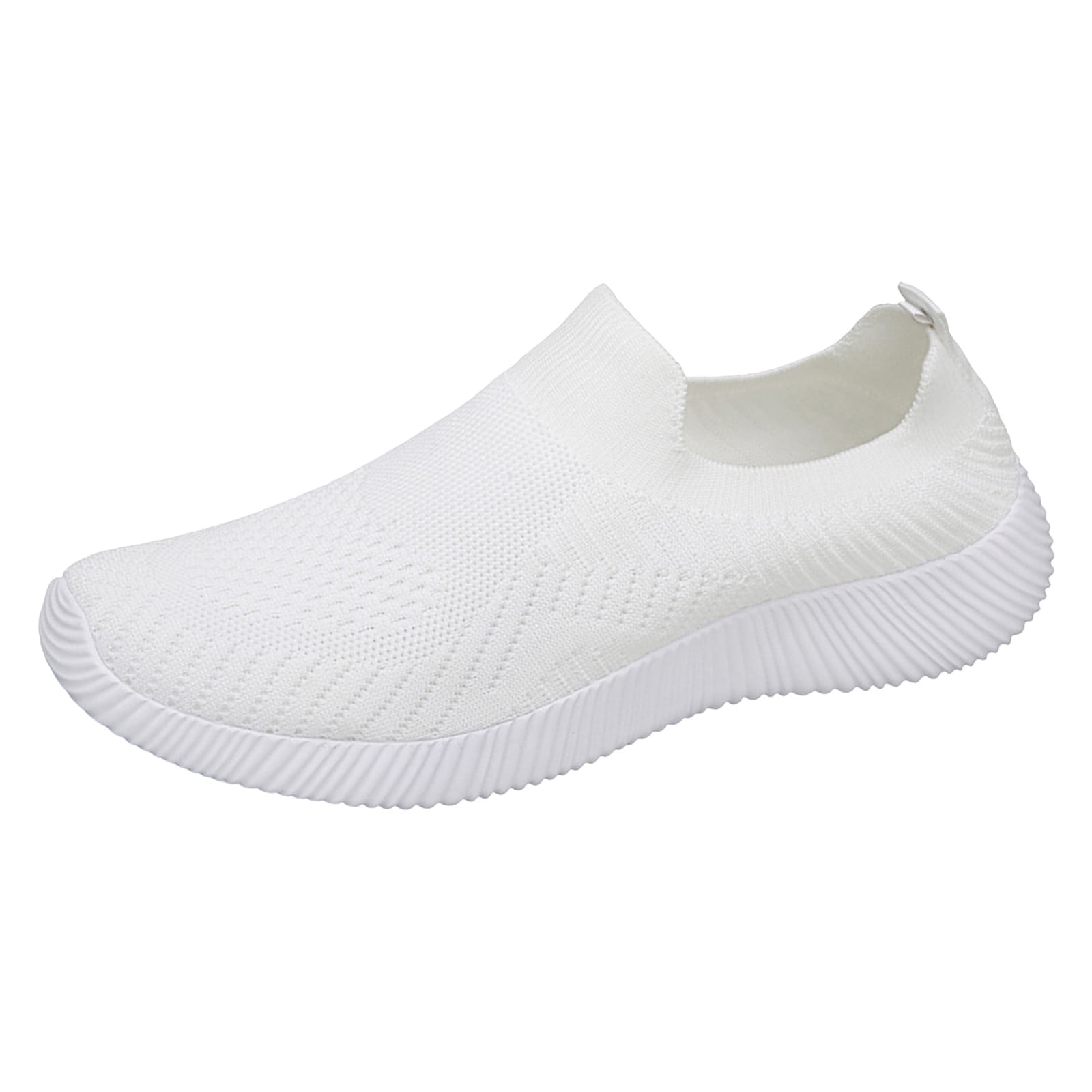 CHENge Sneakers for Women White Relaxed Fit Lightweight Wide Toe Box Minimalist Womens Hiking Shoe Gym Workout Shoes Breathable Mesh Walking Sneakers