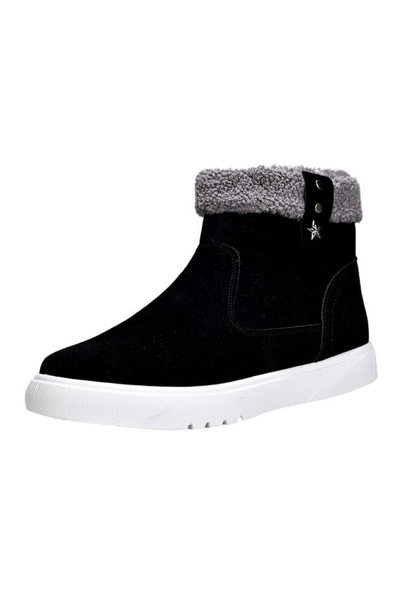 Snow Boots for Men Size 9 Thigh High Versatile High Top Thermal Breathable Shorts Pull-On Outdoor Hiking Shoes