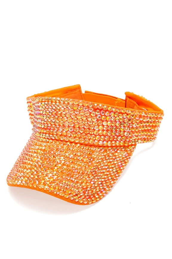 Sparkling Rhinestone Adjustable Unisex Baseball Cap Sporty Summer Sun Visor Hat