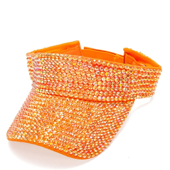 CHENge Rhinestone Adjustable Unisex Baseball Cap Sporty Summer Sun Visor Hat