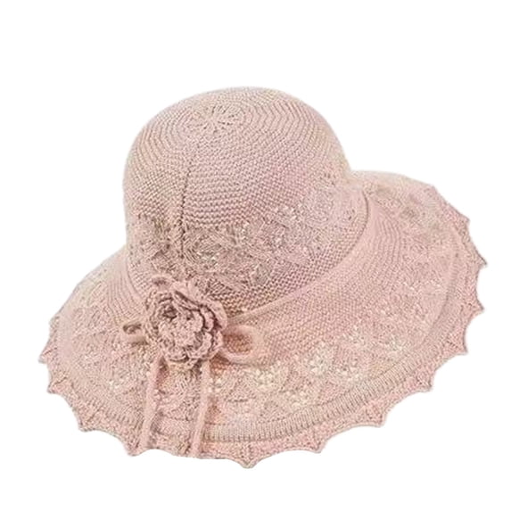 CHENge Stylish Women's Sun Hat with Hollow Design for Year-Round Casual Wear and Effortless Style