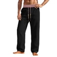 thumbnail image 1 of CHENge Summer Pants for Men Tapered Hiking Pants Quick Dry Pleated Slacks Summer Beach Trousers, 1 of 5