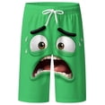 thumbnail image 1 of CHENge Swim Shorts Men Casual Funny/novelty Print Quick Dry 4th Of July Swim Trunks with Pockets Upf 50+ Sun Protection Beach Wear, 1 of 5