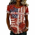 thumbnail image 1 of CHENge Unisex-Womens R.E.D Friday Classic Short Sleeve Remember Everyone Deployed Veteran T-Shirt, 1 of 2