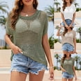 thumbnail image 1 of CHENge Women Swimsuit Crochet Swim Cover Up 2026 Swimwear Cover-Ups Summer Bathing Suit Swimwear Mesh Knit Beach Dress Vacation Outfits, 1 of 9