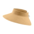thumbnail image 1 of CHENge Women's Wide Brim Straw Sun Visor Hat UPF 50+ Packable Beach Summer Ponytail Design, 1 of 3