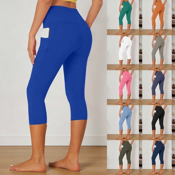 CHENge Women's Yoga Clothing Trendy Buttery Soft Seamless Soft Opaque Slim Tummy Control Printed Pants for Running Cycling Yoga