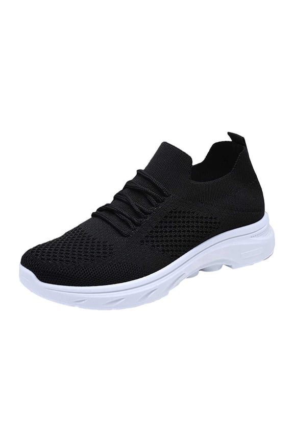 Womens Shoes Comfy Lightweight Extra Wide Width Zero Drop Womens Tennis Shoes Breathable Sock Shoe Mesh Tennis Run Sneakers