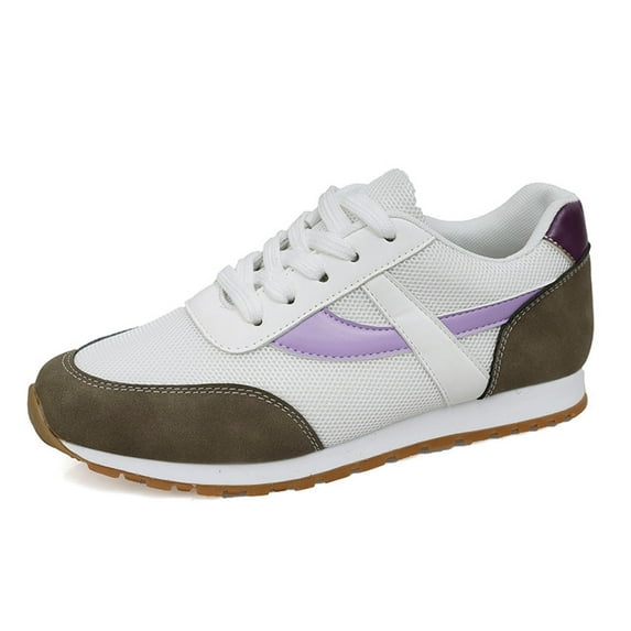 CHENge Womens Sneakers Casual Lightweight Safetyes Toe Cycling Sports Footwear Women Fall Shoes 2025(White,9)