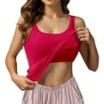 thumbnail image 1 of CHENge Workout Tops for Women Racerback Sleeveless Athletic Tank Tops with Built Open Back Basic Undershirt Yoga Shirts Athletic Running Oversized Gym Clothes, 1 of 8