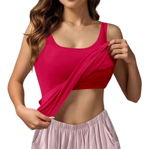 CHENge Workout Tops for Women Racerback Sleeveless Athletic Tank Tops with Built Open Back Basic Undershirt Yoga Shirts Athletic Running Oversized Gym Clothes
