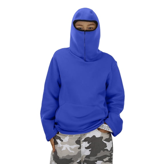 CHENge Youth Boys Girls Fishing Hoodie with Mask Kidsâ Water Resistant Performance Sweatshirt