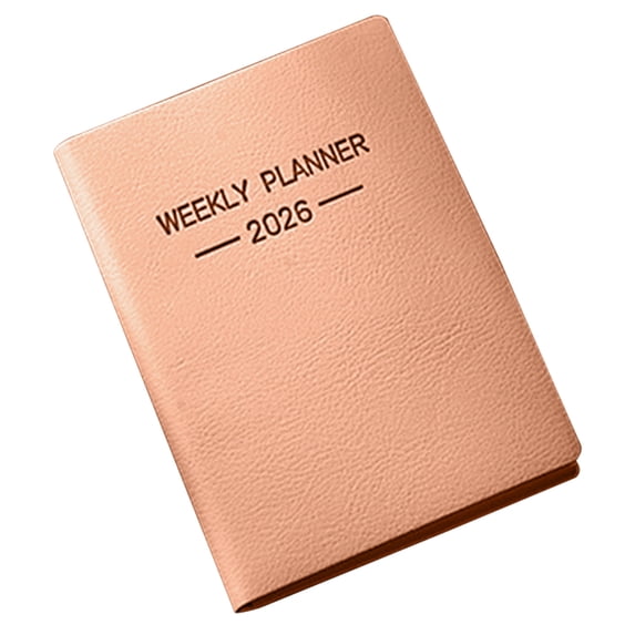 CHENjy 2026 A7 Mini English Planner Daily Organizer Notebook Travel Diary High Quality Durable Portable for Personal Projects