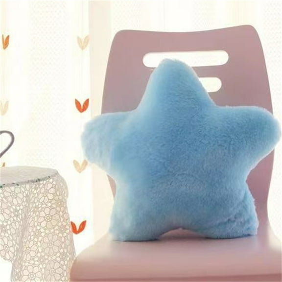 CHENjy 30cm Star Plush Pillow, Cute Star Shaped Throw Cushion for Chair Bed Decor, Gift for Adults and Kids, Soft Huggable Stuffed Animal Alternative