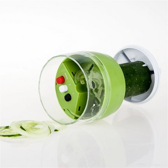 CHENjy 4-in-1 Handheld Spiralizer - Vegetable Slicer for Zucchini Noodles & Carrot Ribbons, Compact & Dishwasher Safe, Perfect for Low Carb & Keto Diets