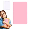 thumbnail image 1 of CHENjy A6 Small Notebook, Sewed Softcover Thickened Journal for Smooth Writing, Portable Composition Book for Work and Daily Note Taking, 60 Pages, Light Pink, 1 of 8