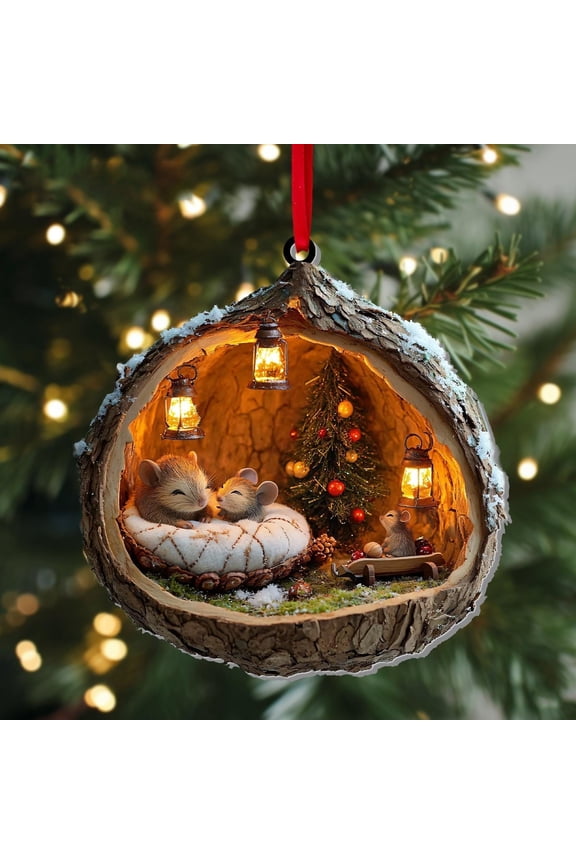 Aesthetic Kawaii Gift 2D Acrylic Small Animal Pendant Keychain For Girls