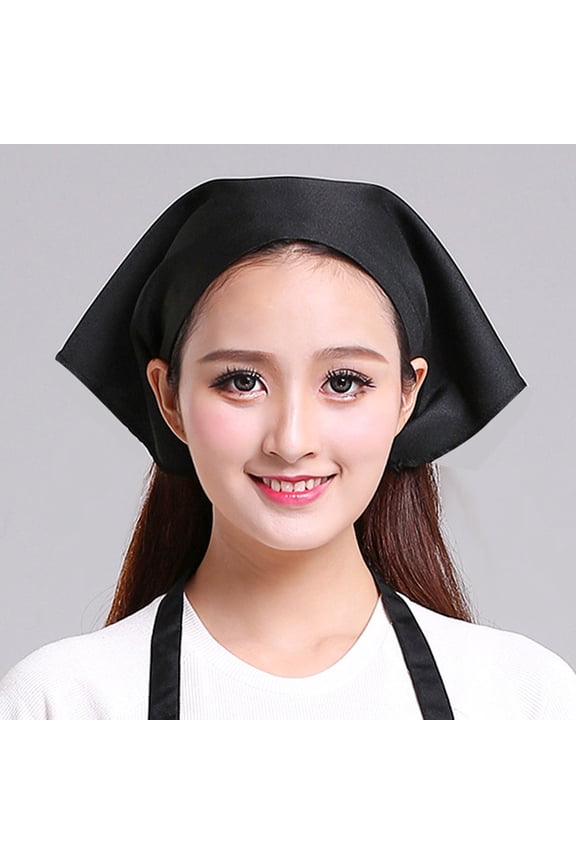 Chef Hats 2-Pack for Men Women Kitchen Staff Waiters Restaurant Turban Headwear Cooking Supplies Unisex