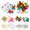 thumbnail image 1 of CHENjy Curly Ribbon Packaging Bow 8 Pack, Adhesive Satin Gift Bow, Elegant Decoration for Wine Bottles Bags Photo Frames and Festive Events, 1 of 5