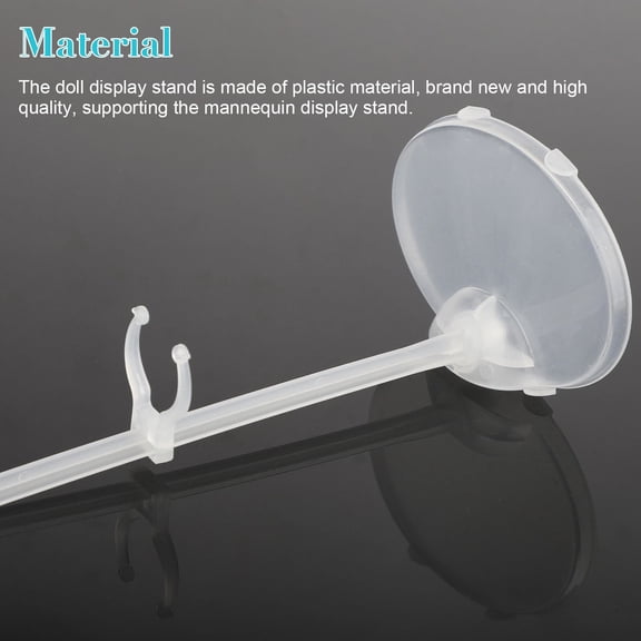 CHENjy Doll Stand Display Stand Adjustable Waist Clip Doll Holder Support for Fashion Doll Mannequin Display Stands 8*3.94*2.9 in