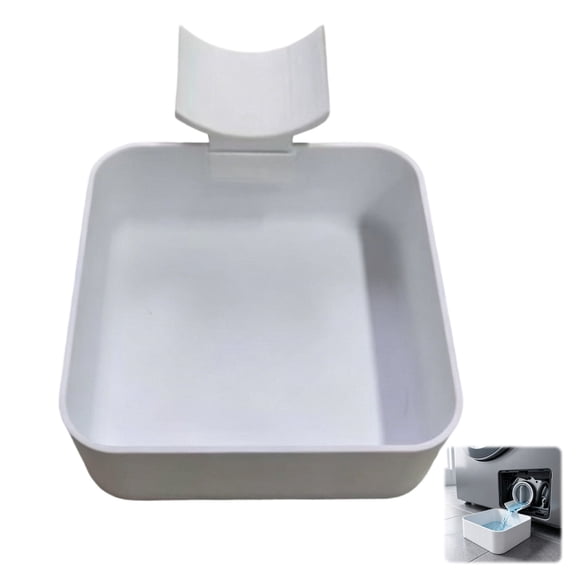 CHENjy Front Load Washer Drain Pan, Washing Machine Water Catch Tray, Heavy Duty Floor Protection Pan, Leak Proof Drip Tray for Basement Garage Laundry Room, 4.72 Inch