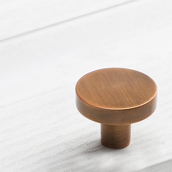 CHENjy Matte Cabinet Knobs, Round Drawer Pulls for Kitchen Cabinets, Modern Dresser Hardware for Home Coffee