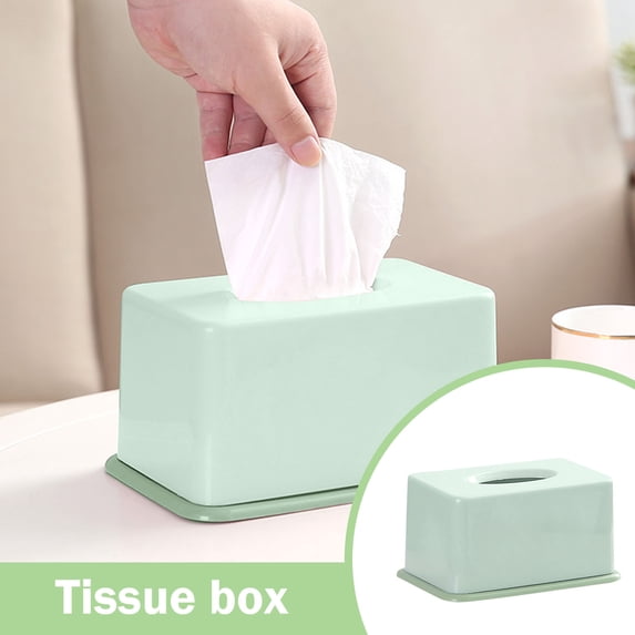 CHENjy Multifunctional Rectangular Tissue Box Lift Type Facial Tissue Holder Modern Paper Container for Home Kitchen Office Bedroom Countertop 7.7*5.0*3.9 in