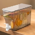 thumbnail image 1 of CHENjy Refrigerator Cold Kettle with Faucet Household Large Capacity Juice Jar Tea Bottle BPA Free Cool Drink Dispenser for Summer Iced Tea, 1 of 4