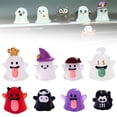 thumbnail image 1 of CHENjy Resin Ghost Desktop Figurine, Halloween Luminous Car Hanging Decor with Glow Design, Mirror Ornament for Home Office and Garden Display, Dark cloud ghost shape, 1 of 6