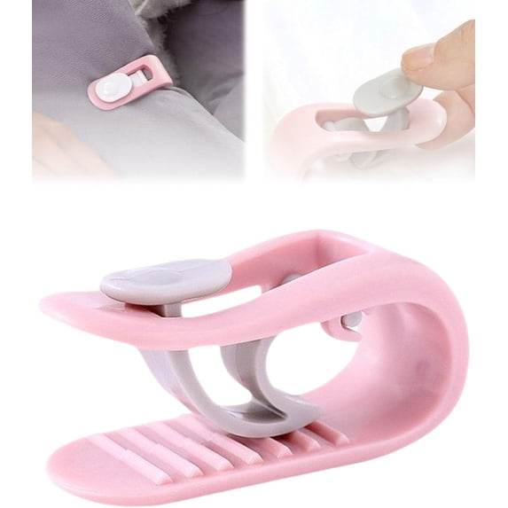CHENjy Sheet Clips, Non-Slip Fasteners with Rounded Edges for Flat and Fitted Mattress Bedding, Strong Grip Corner Holders for All Sizes, Pink, 1 Pack
