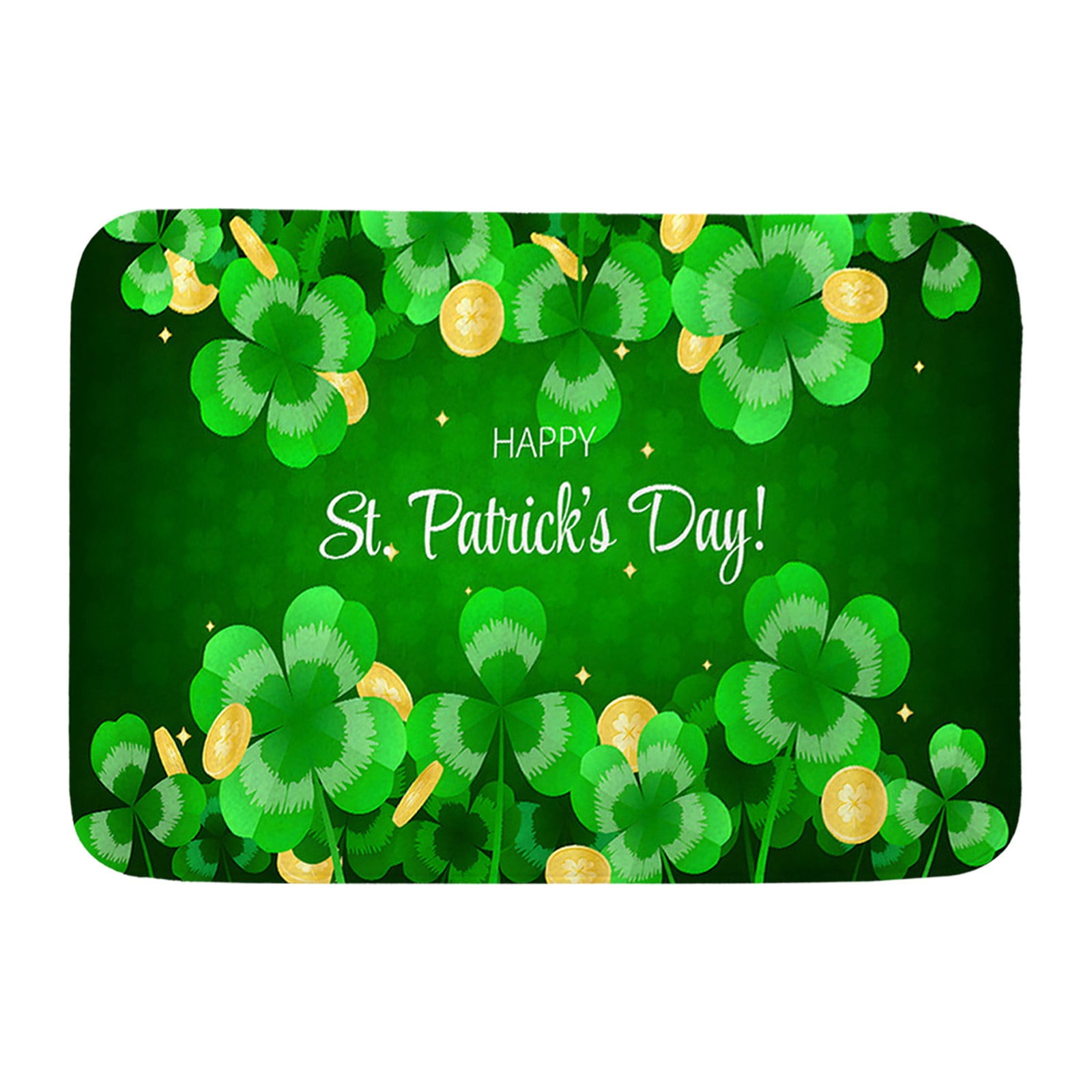 CHENjy St. Patrick's Day Decorative Doormat Farmhouse Non-Slip Rug Mat ...