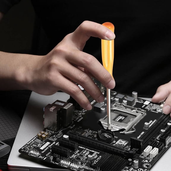 CHENjy T8 Torx Screwdriver Precision Tool for Macbook 360 Xbox One Controllers Game Console Electronics Repair with Drilled Hole Bit Plastic Metal Construction 