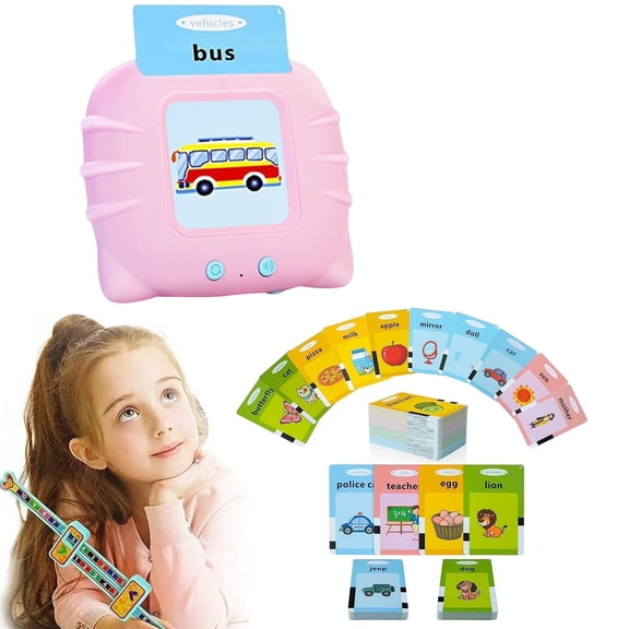 CHENjy Talking Flash Cards Learning Toy, 248 Sight Words Educational Speech Therapy Game for Early Vocabulary Building