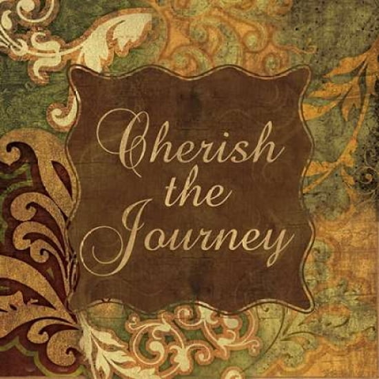 CHERISH THE JOURNEY Canvas Art - Piper Ballantyne (24 x 24)