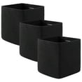 thumbnail image 1 of CHERISHGARD 3 Pieces Cube Storage Baskets，Square Woven Rope Basket，Square Baskets for Organizing, 1 of 6