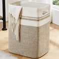 thumbnail image 1 of CHERISHGARD Cotton Laundry Basket 16x13x22 Woven Rope Laundry Hamper Large & Height Storage Laundry Basket, 1 of 9