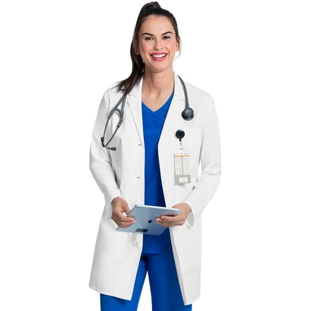 CHEROKEE Project Lab Women's 33" Lab Coat, CK452, XXS, White