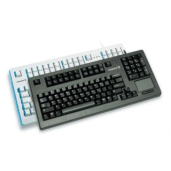 CHERRY, G80-11900, KEYBOARD, COMPACT 104 KEY, BLACK, 16IN USB, WITH TOUCHPAD, 22